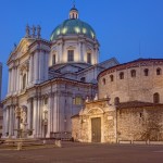 Brescia, oude en nieuwe kathedraal